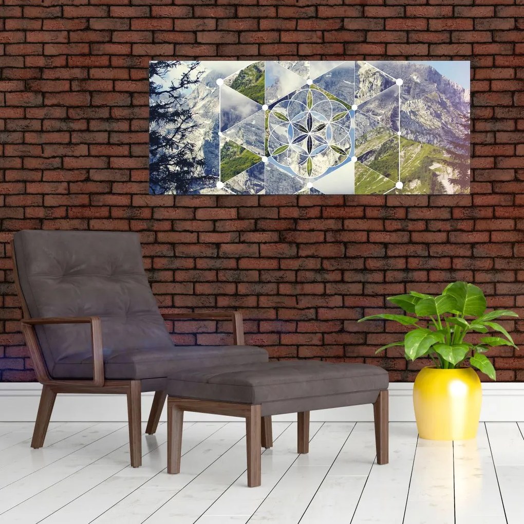 Tablou - Model geometric (120x50 cm)