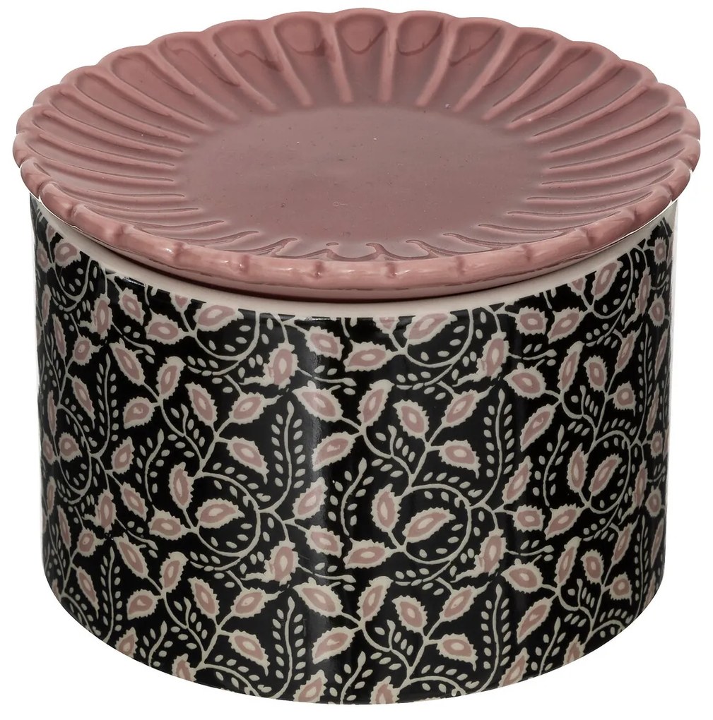 Cutie ceramica cu farfurie, Ø 12,5 cm