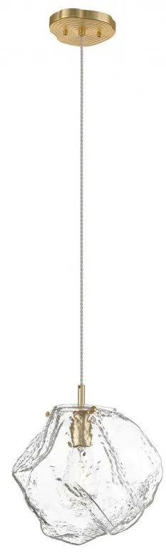 Pendul modern design decorativ original ROCK II auriu