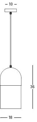 Lustra/pendul design decorativ natural Paper D-18cm