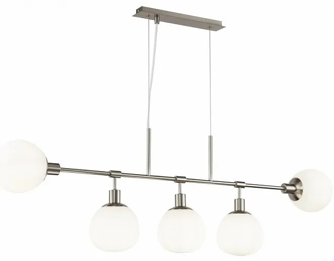 Candelabru design deosebit Erich nickel, 5L MYMOD221-PL-05-N