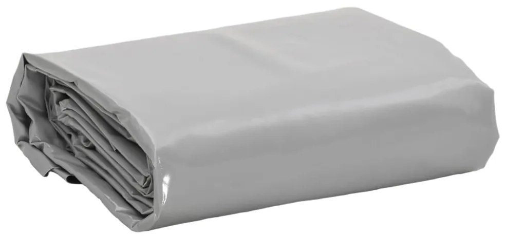 vidaXL Prelată, gri, 5x5 m, 650 g/m²