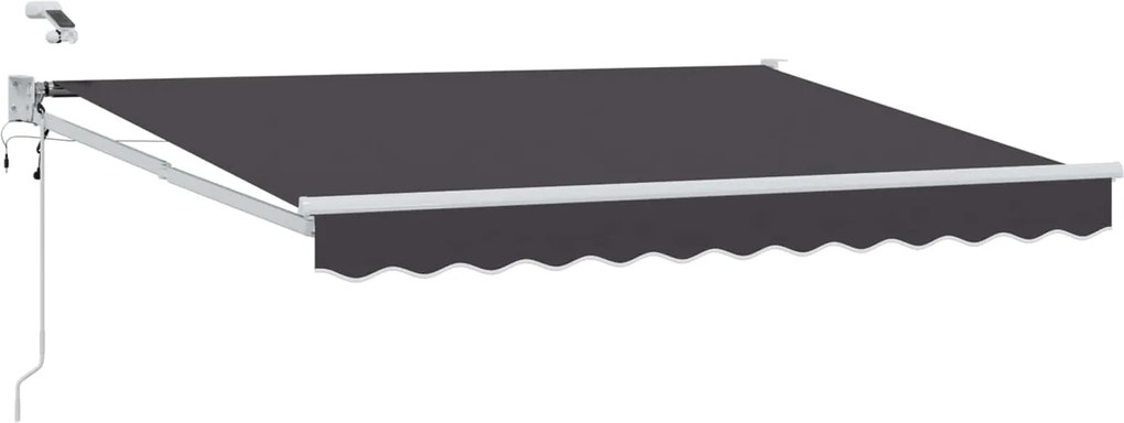 vidaXL Cort electric retractabil Antracit 3 x 2,5 m