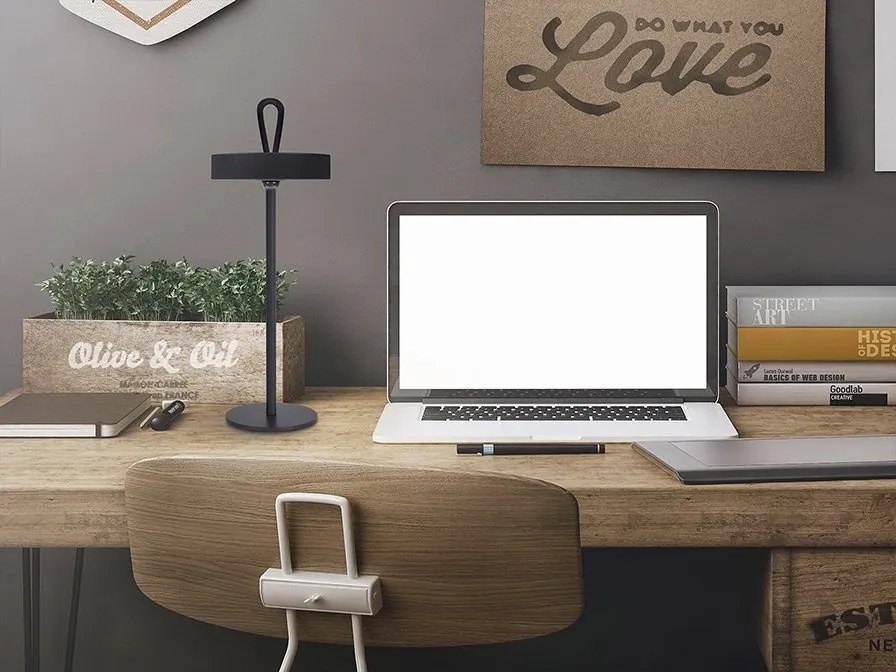 Lampa LED portabila iluminat decorativ IP54 JIGRA neagra