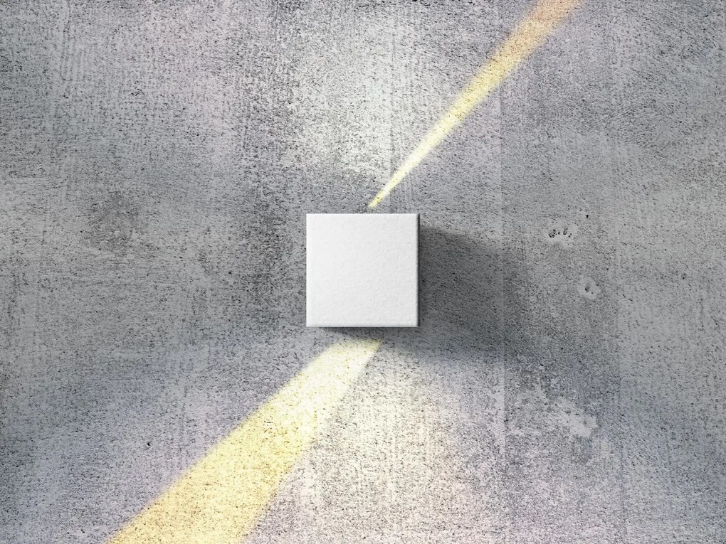 Aplica de perete LED exterior ambientala IP54 GAMBINO 4000K gri inchis