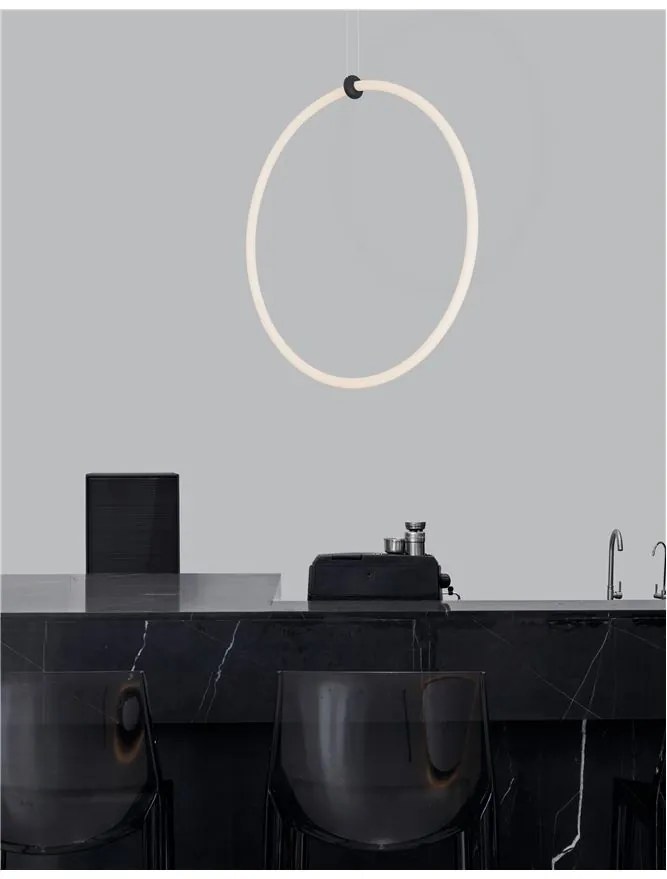 Lustra LED dimabila design circular GIRDINO 59,5cm