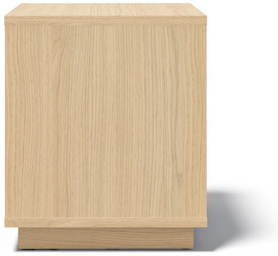 Măsuță auxiliară cu aspect de lemn de stejar 40x40 cm Ella - TemaHome