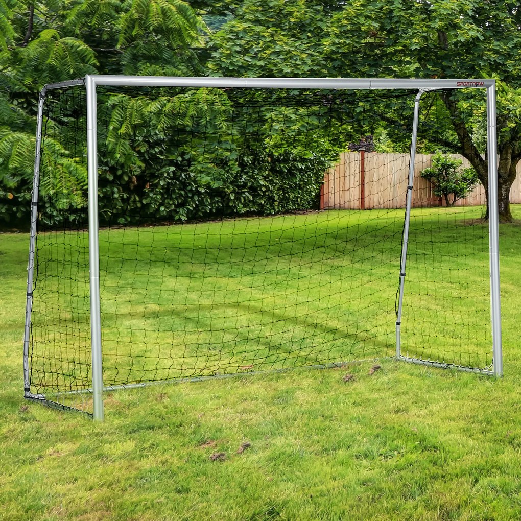 SPORTNOW Poartă Fotbal Mare 10ft x 6.5ft, Montaj Rapid, Perfectă pentru Antrenamente și Meciuri | Aosom Romania