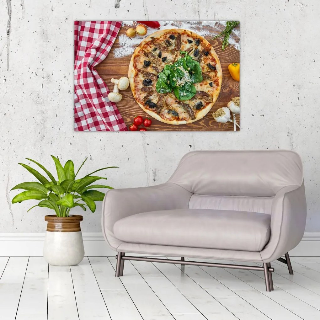 Tablou cu pizza (90x60 cm)