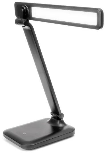 Lampă de masă LED tactilă reglabilă cu port USB REMUS LED/5W/230V, neagră