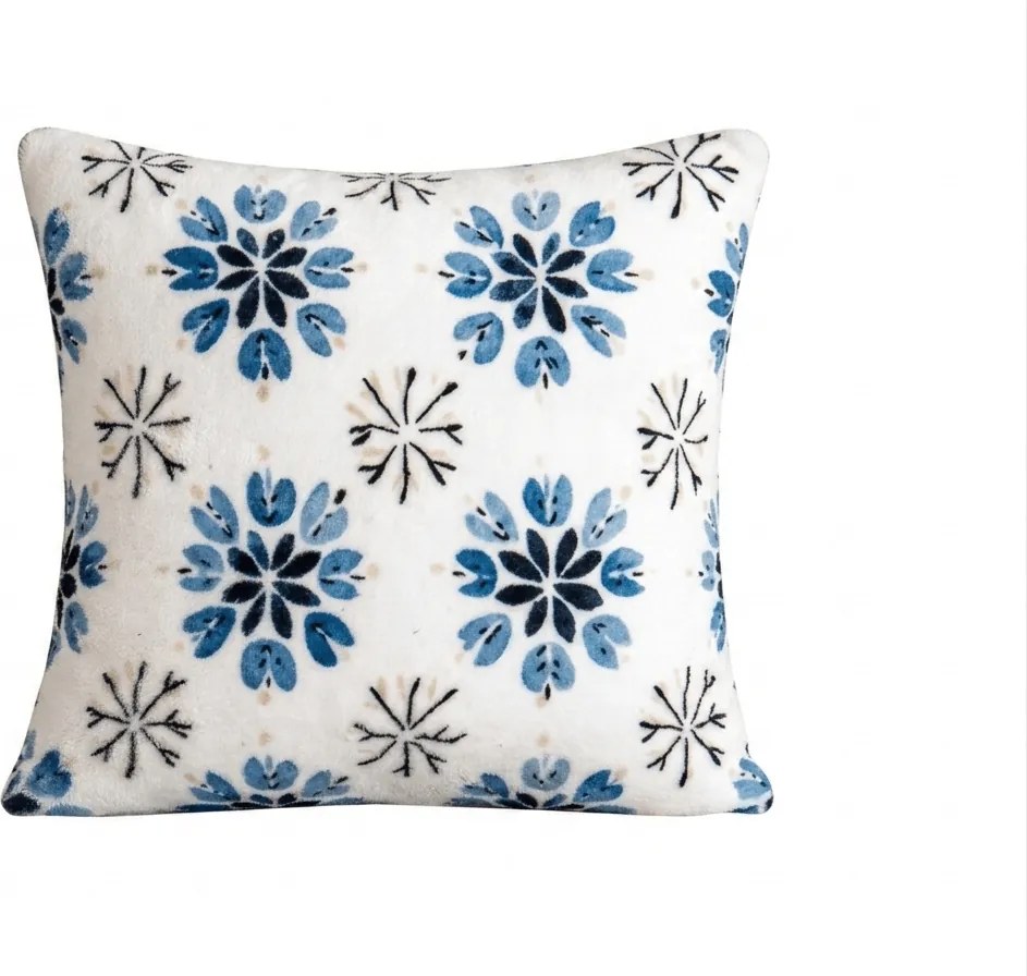 Fata de perna Cocolino microplus ICY FLAKES 45x45 cm, albă