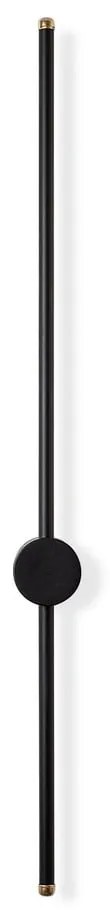 Aplică de perete neagră LED ø 7 cm Sword – Opviq lights