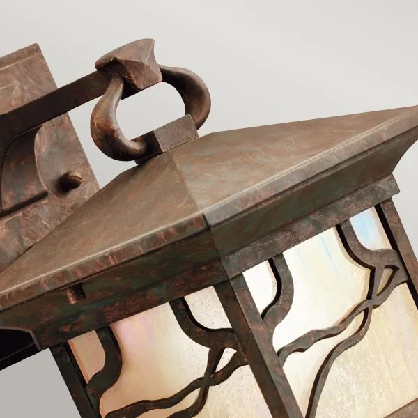 Quintiesse MORRIS M (QN-MORRIS-M) – aplică de perete pentru exterior, 1xE27/60W/230V, IP44, finisaj bronz