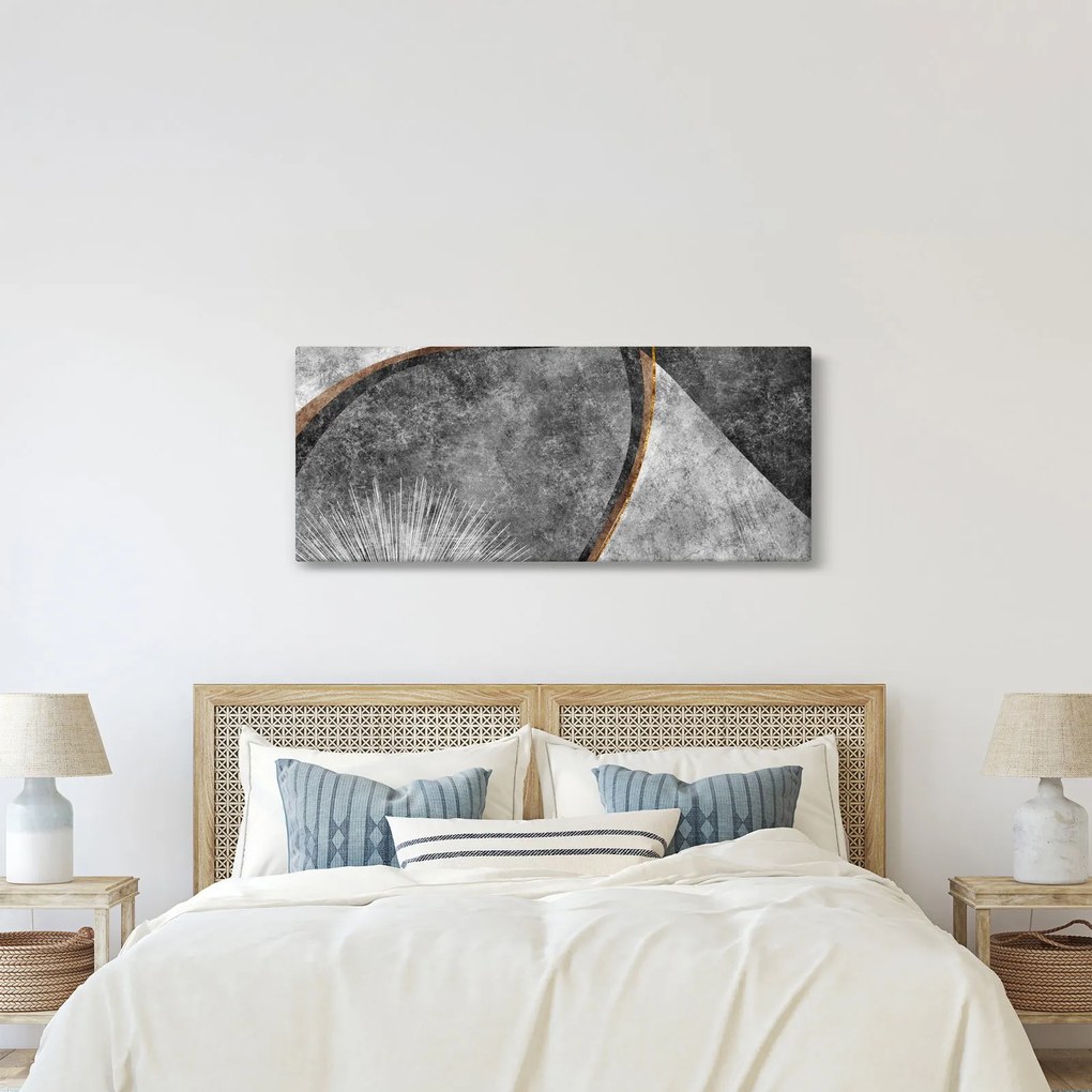 Tablou - Abstract beton (120x50 cm)