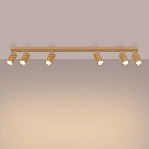 Spot Sollux SL.1566 KARBON 6xGU10/10W/230V auriu