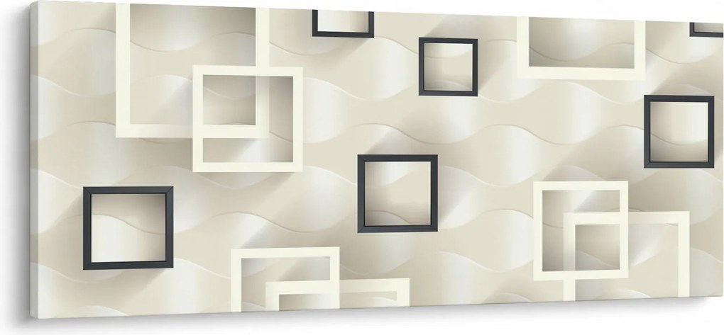 Tablou geometric abstract (120x50 cm)