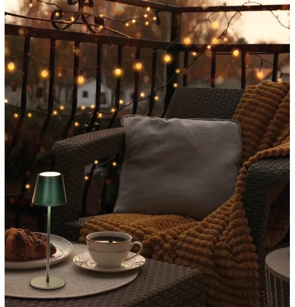 Lampă LED dimabilă de masă Kanlux 36320 INITA LED/1,2W/1800 mAh IP54 verde