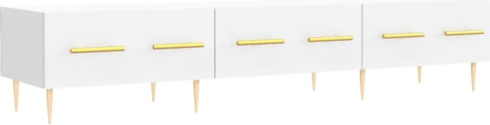 vidaXL Comodă TV, alb, 150x36x30 cm, lemn prelucrat