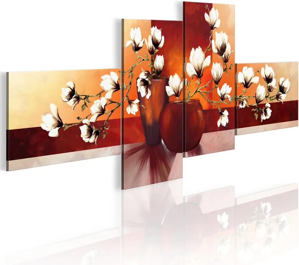 Tablou Bimago - Magnolia - impression 100x45 cm