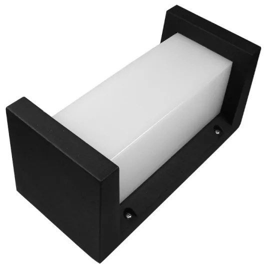 Aplică perete exterior NAKITA 1xE27/18W/230V IP54