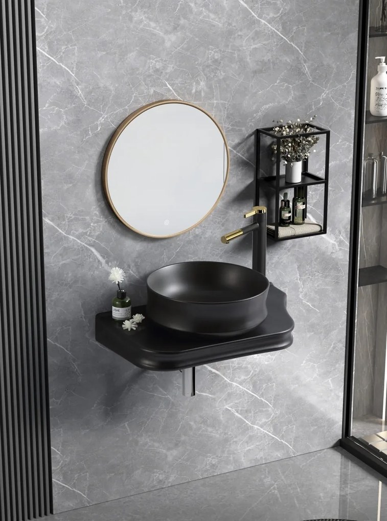 Lavoar Ceramic Premium 022-2 – 65.5×37×8 cm, Design Modern & Finisaj Lucios