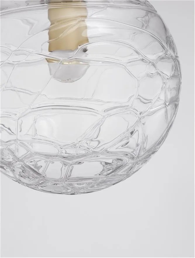 Pendul modern design decorativ COEN auriu D-25cm