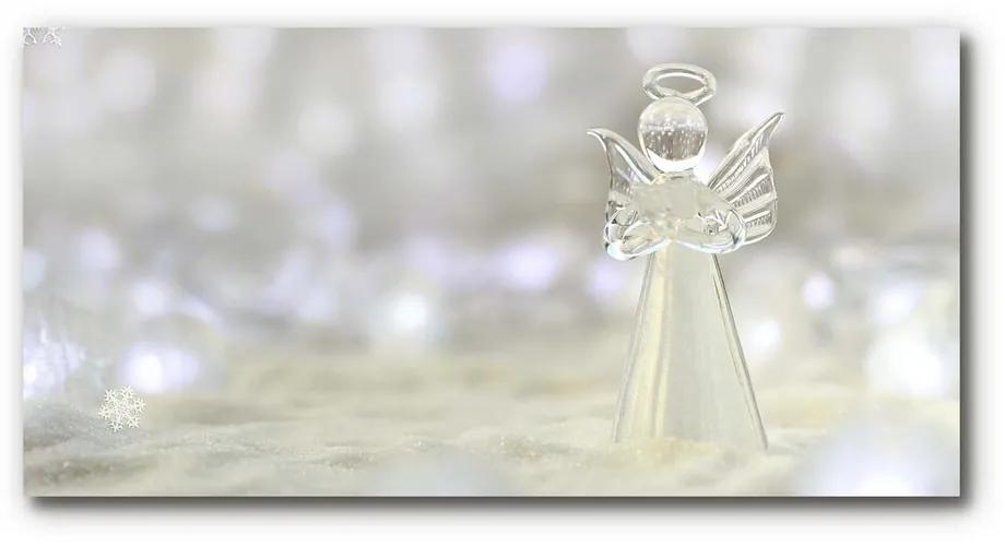 Tablou pe sticla Un ornament de înger din sticlă proaspătă