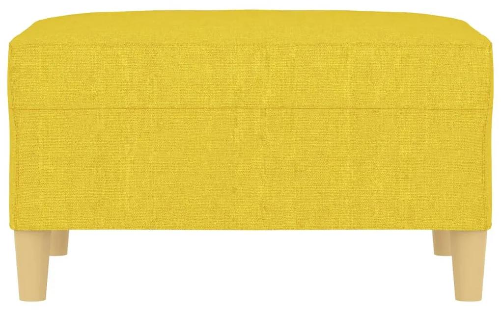 Taburet, galben deschis, 70x55x41 cm, material textil Galben deschis, 70 x 55 x 41 cm