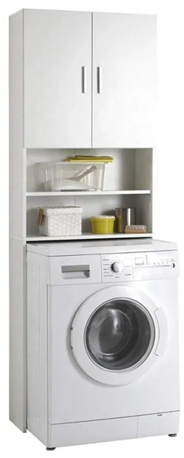 Dulap practic Nati - dulap alb pentru mașină de spălat