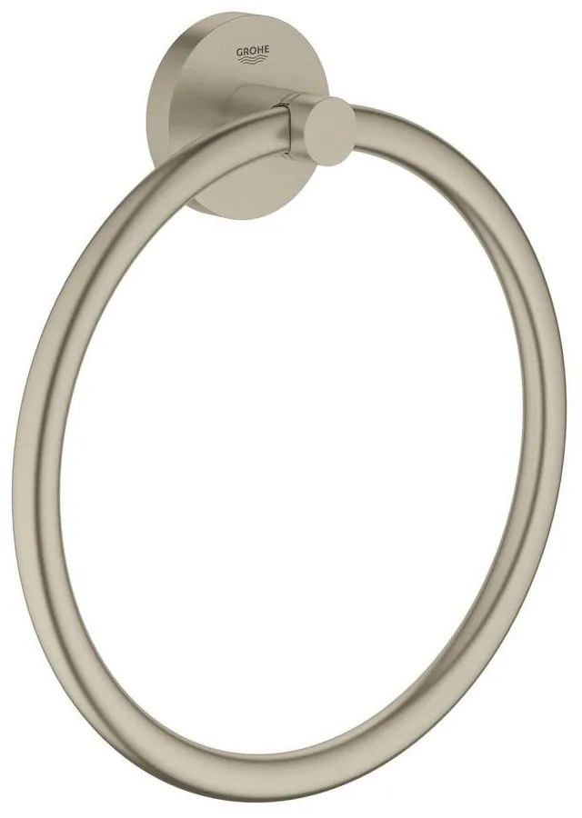 Grohe Essentials Suport prosop baie inel, nickel mat