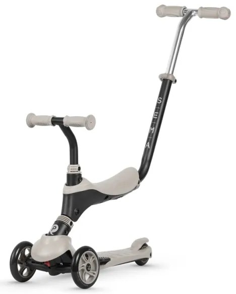 QPlay - Trotinetă pentru copii SEMA 4 în 1, bej