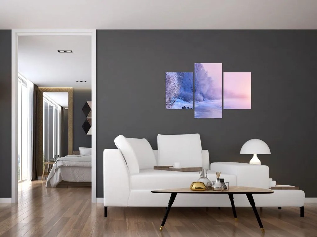 Tablou - Râu înghețat (90x60 cm)