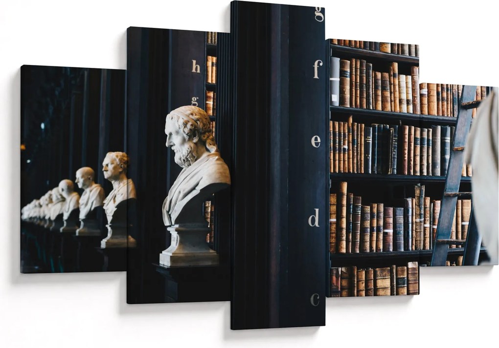 Tablou - La bibliotecă (150x105 cm)