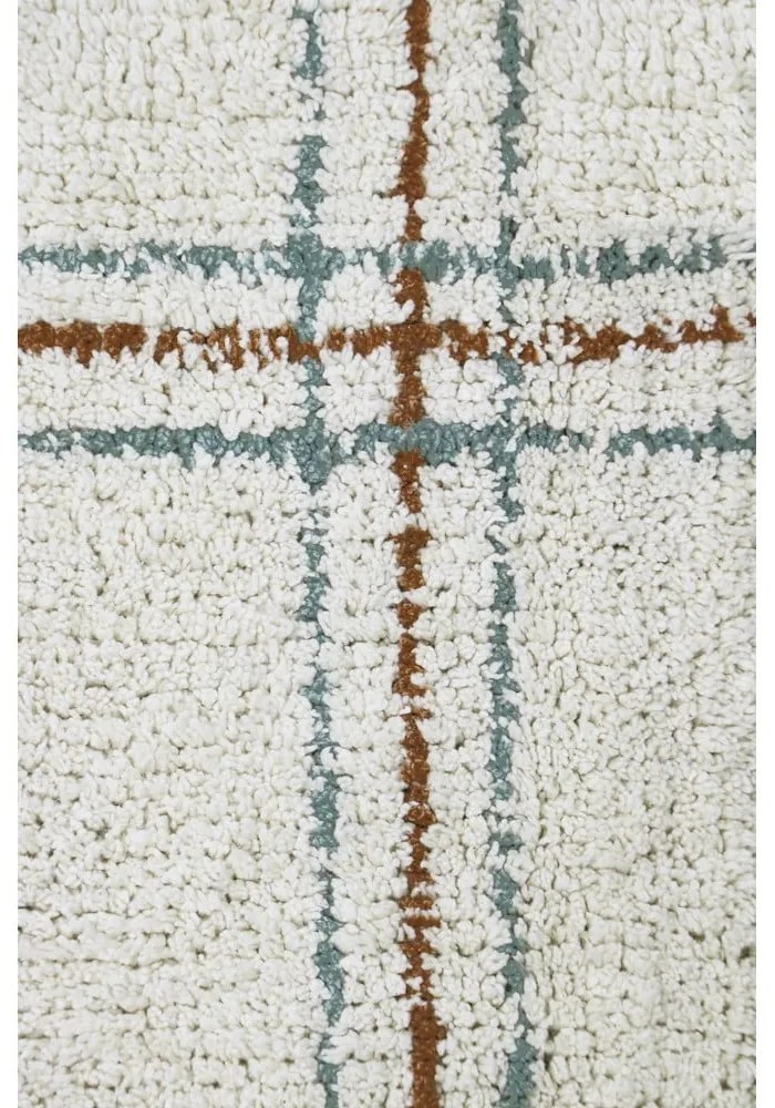 Covor tip traversă crem lavabil/țesut manual din bumbac 80x230 cm Cuisine Natural – Lorena Canals