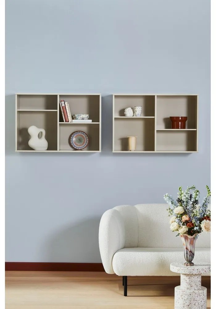 Bibliotecă bej suspendată 89x61 cm Mistral – Hammel Furniture