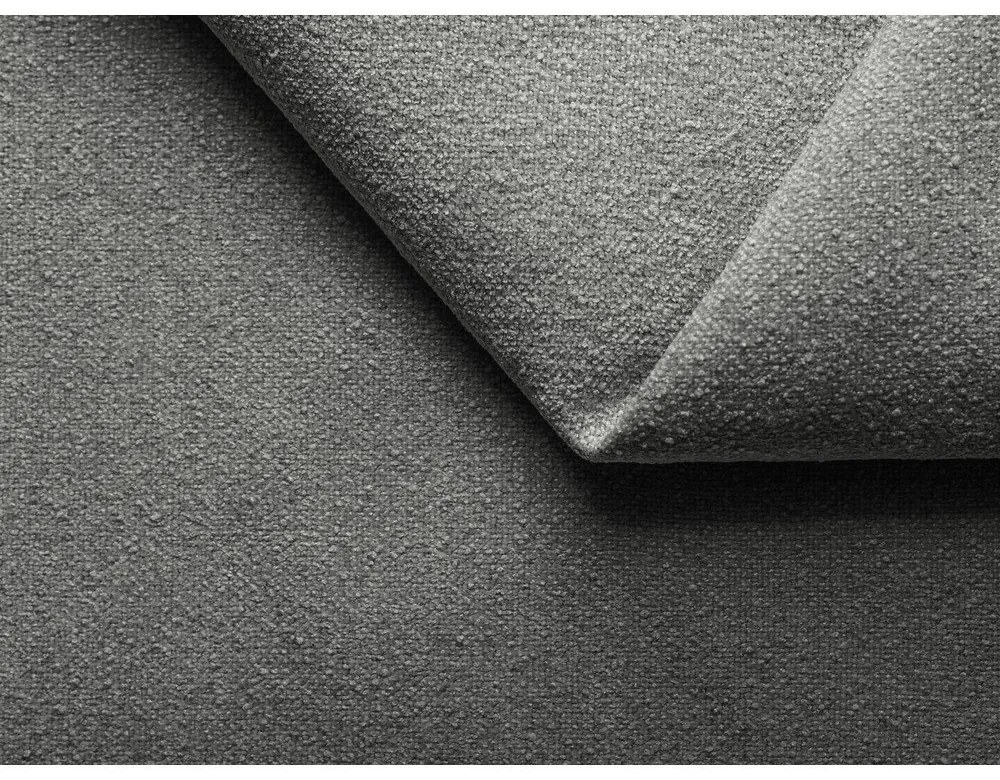 Modul pentru canapea modulară gri cu tapițerie din țesătură bouclé Ailani – Makamii