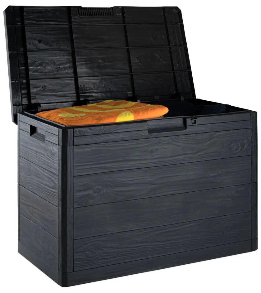 Cutie de depozitare pentru grădină gri antracit Woodys – Toomax