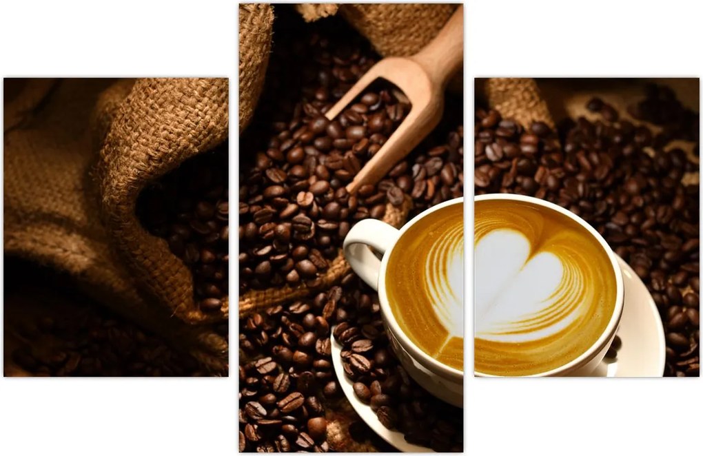 Tablou - O ceașcă de cafea (90x60 cm)