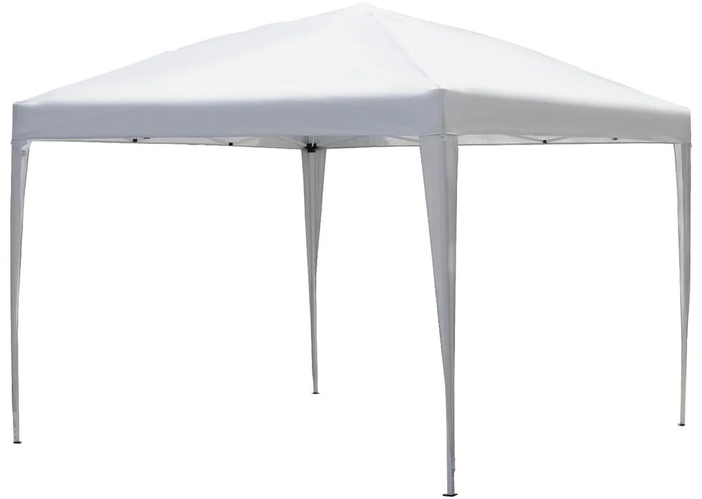Gazebo Pliabil pentru Grădină Outsunny - Alb, 2.95x2.95m, cu Accesorii Includ | Aosom Romania