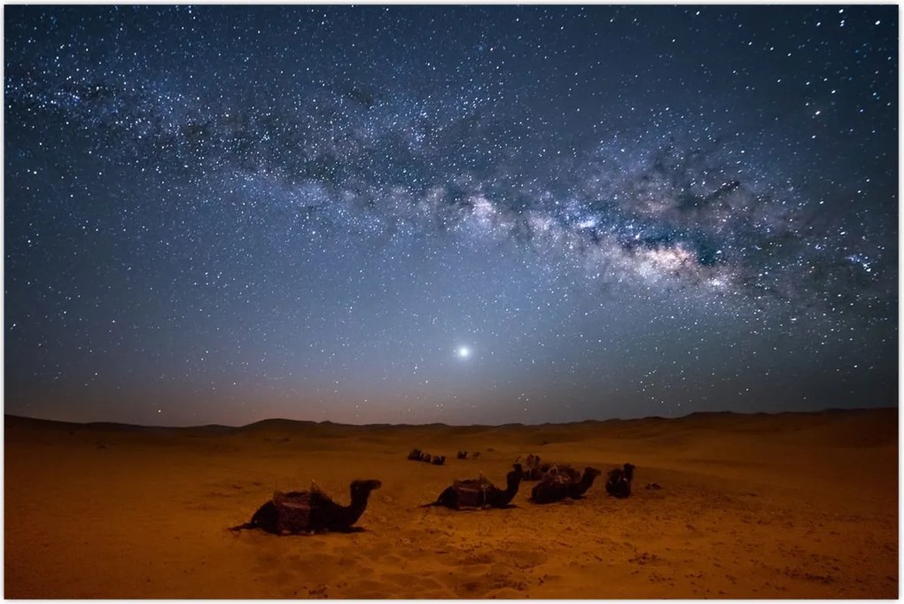 Tablou - Noapte in deșert (90x60 cm)