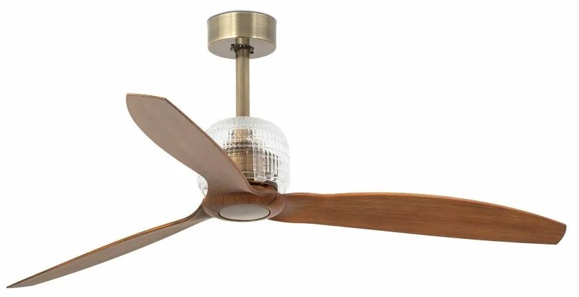Ventilator cu telecomanda DECO FAN M auriu/maro