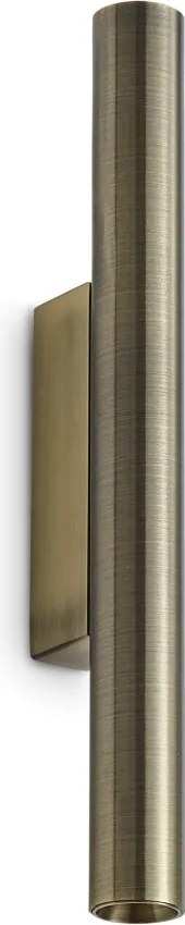 Aplica de perete LOOK LED AP2 ROUND D30 H300 ON-OFF OTTONE 3000K