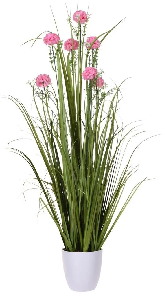 Floare artificiala, H80 cm, polipropilena, roz