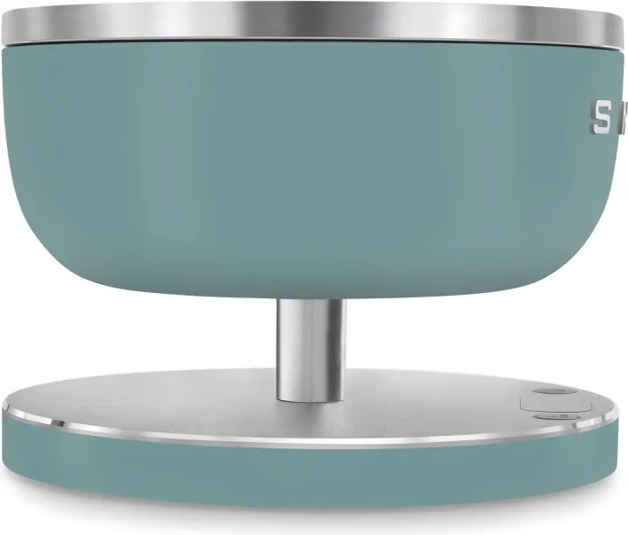 Cantar de bucatarie Smeg Collezione KSC01EGMWW, Pana la 5 kg/5 l, Functie TARA, Afisaj LED, Baza antiderapanta, Baterie incarcabila, Verde smarald