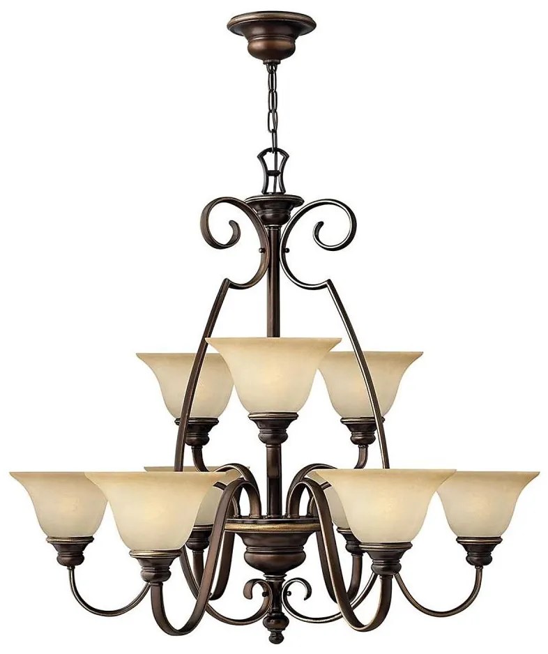 Lustră pe lanț Hinkley HK-CELLO9 CELLO 9xE27/60W/230V