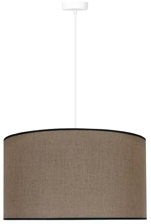 Lustră pe cablu Duolla ROLLER 1xE27/15W/230V d. 40 cm maro/negru