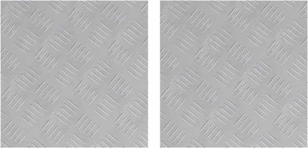 vidaXL Trepte Pătrat 2 pcs Argintiu 40 x 40 cm Aluminiu