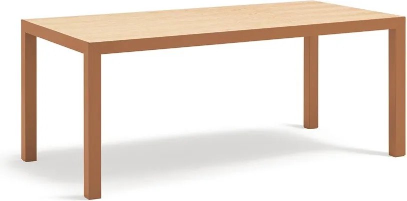 Masă de dining cu blat din lemn de stejar 75x180 cm Alma – Teulat