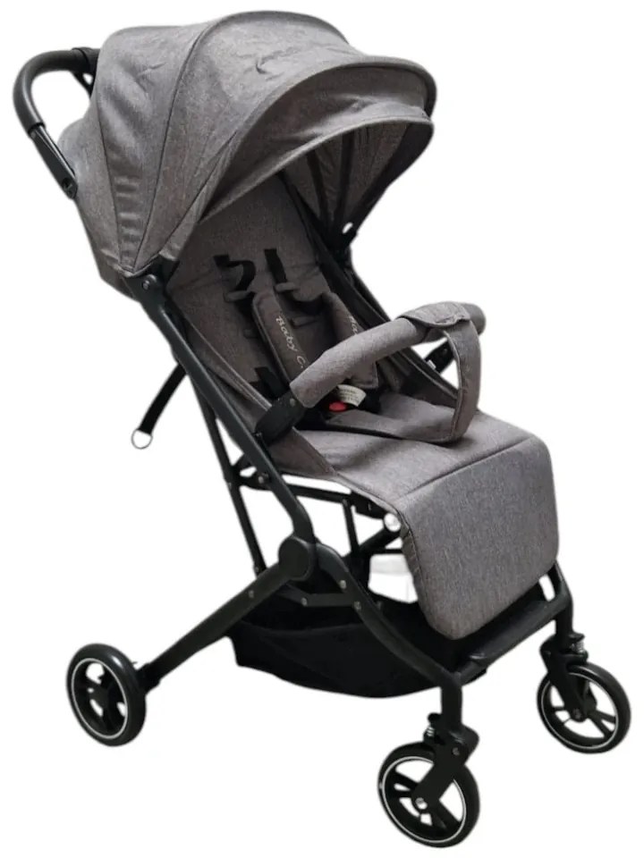 Carucior sport ultracompact pentru copii BABY CARE 311 Transformabil in troller, Spatar reglabil in 3 trepte, Pozitie somn, Gri