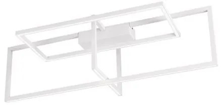 Lustra LED dimabila aplicata design modern CLEA alb 31W